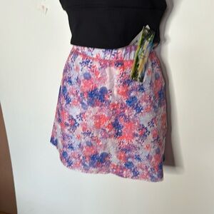 NWT Kyodan Golf Tennis Pickle Ball Pleated Floral Short Skort